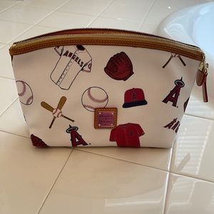 NWOT Dooney & Bourke MLB LA Angels  cosmetic bag